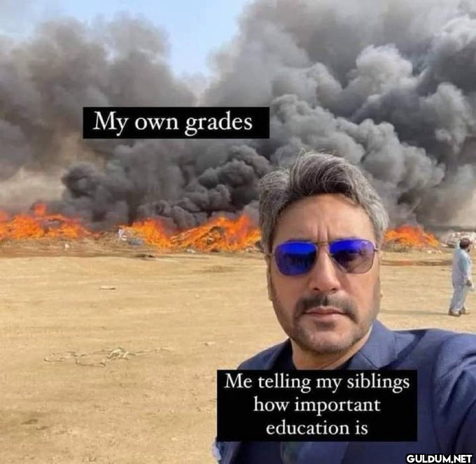 My own grades Me telling...