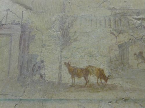 Palazzo Massimo - Villa of the Farnesina (set 4)Corridor1. Landscape scene (detail)2. Landscape scen
