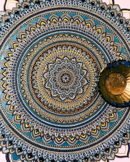 jurvektheblogsmer: artsnskills: Ornate Mandala Designs by Asmahan A. Mosleh UK based artist Asmahan 