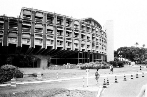 Secretariats of the Bahia Administration District (1973) in Salvador, Brazil, by João Filgueiras Lim