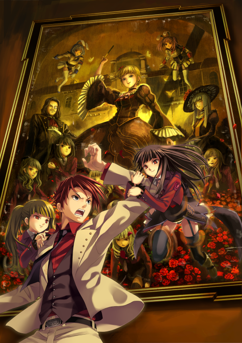 vork-jeff:  Umineko no Naku Koro ni / Chiru - HD PortraitsJust now I noticed, the portrait of EP2 has a old style of color.