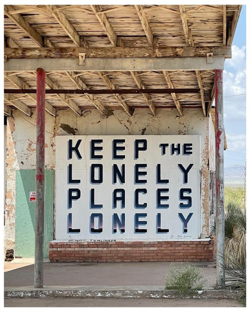 styledby:Keep the Lonely Places Lonely (Texas art installation by Matt Tumlinson, photograph by Douglas Friedman) 