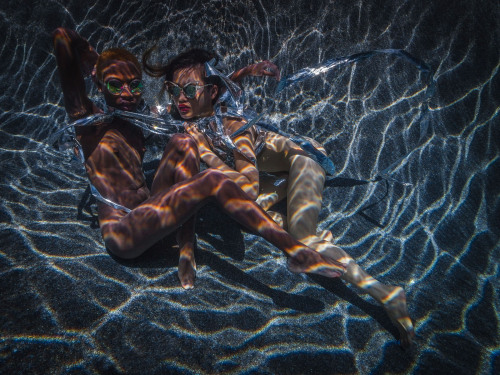 “Electric Naiads”Zuri Déva and Cacia Zoo underwater in Palos Verdes, CA. July 2016