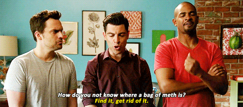 harveyxspecter:“I have a bag of meth in my closet.”