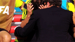 secretariats:  David Villa in his last game for Spain.  