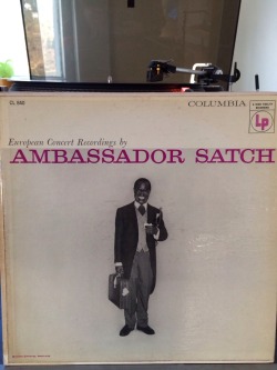 Rowj:  Louis Armstrong - Ambassador Satch Columbia (Cl 840) 1956 A Little Get-Up-And-Stay-Home