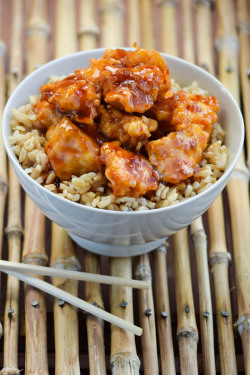 lustingfood:  Sweet and Spicy Bourbon Chicken