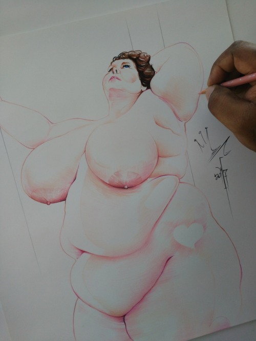 artmindbodysoul: FAT GODDESS   //    bbwcaitthickness   naked sketches