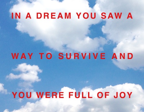 stitchblades: jenny holzer, SURVIVAL (1983-85)