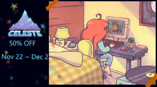 celestegame: ⭐⭐ Celeste is on SALE at Epic Games Store from November 22 until December 2 at 11am ET!