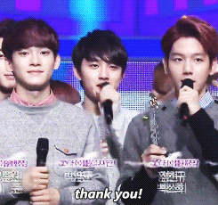 kyungso:  kyungsoo’s reaction when exo won 1st place with ‘miracles in december’ 