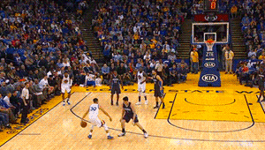 nbagifstory:  Stephen Curry  — Golden State Warriors