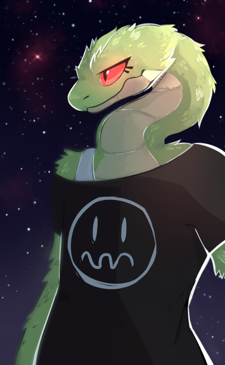 pastel-werewoof:  viperidraws:yep! that’s the snake!  What a good snake!