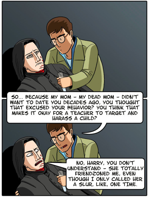 dorkly:Why Snape’s Tragic Back Story Isn’t adult photos