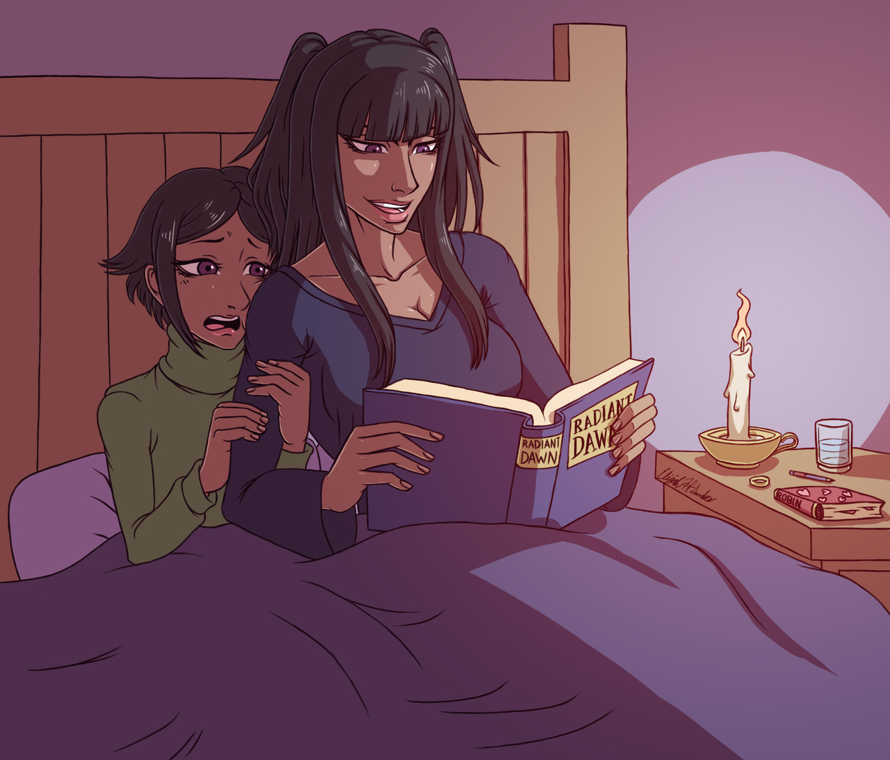 xmrnothingx: Noire and Tharja from Fire Emblem: Awakening I can’t believe I missed