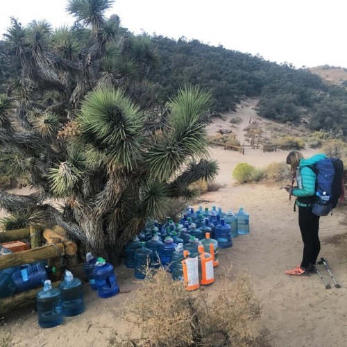 The desert would be so much harder without water cache’s left by local ‘trail angels’. We still have