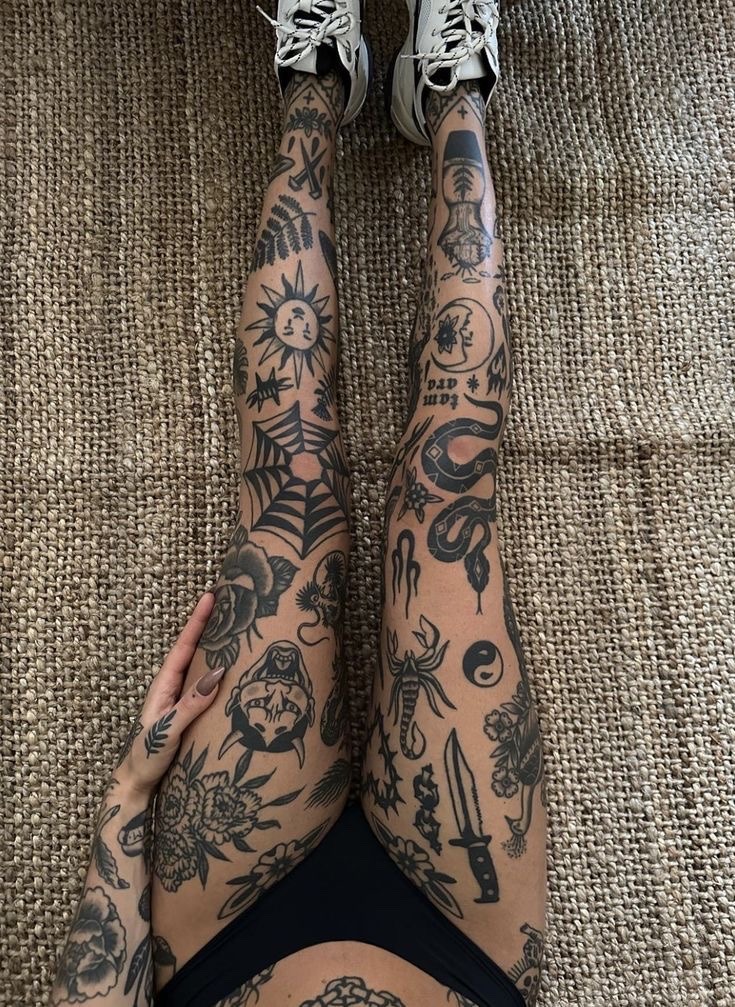 Jay Alvarrez's shin tattoo.