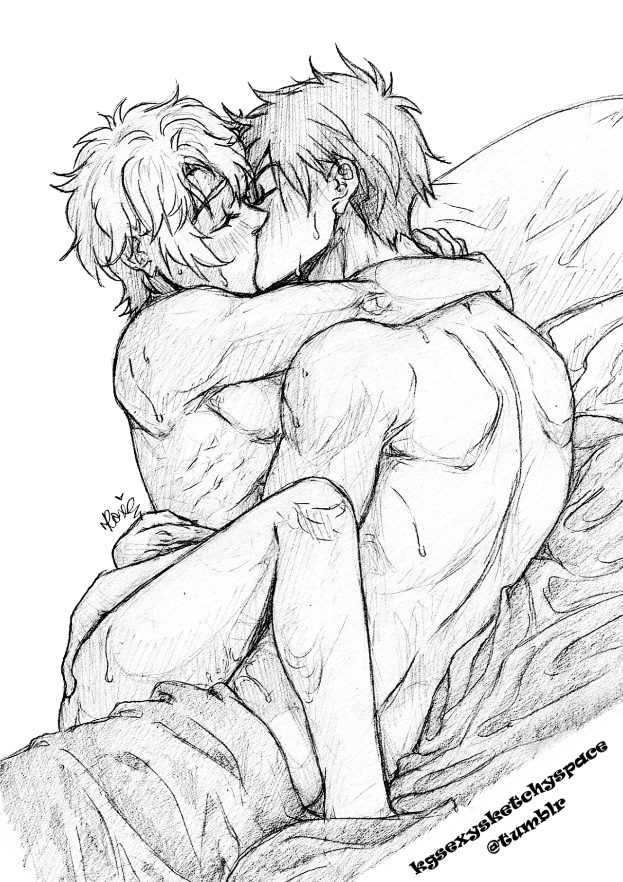 kgsexysketchyspace:  Hello, long time no see sexy perverted Reigisa sketches~Where