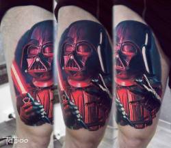 72tattoo:  By Valentina Ryabova  Stars wars out on blu ray today!