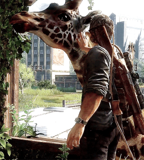 The Last Of Us (2013) Joel And Ellie Meet A Giraffe.