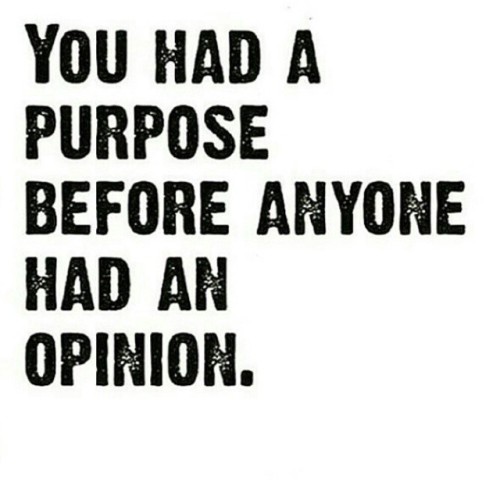 #morningmeds Focus on your purpose and know that sometimes silence is really a good answer to other 