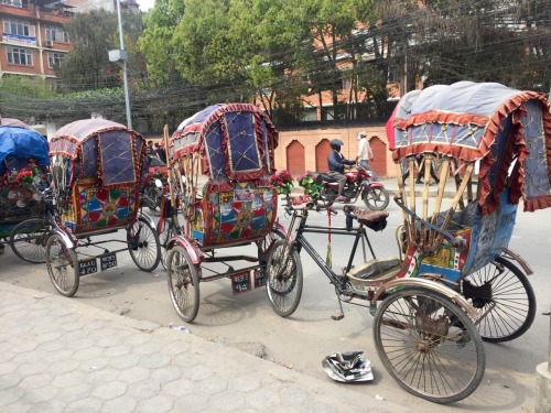 Rickshaws, Thamel…Kathmandu, Nepal Source: Zacapatista, 2016