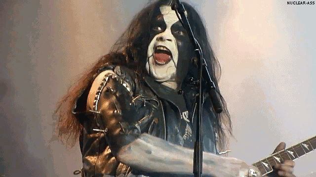 espikvlt:  I was watching this black metal documentary, and they were talking about the second wave of black metal and they were all like “it’s so fucking dark and Satanic and evil and shit,” and then they listed off the bands, and one was Immortal,