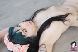 whisperthedark:  I’m PINK!!! Check me out on SuicideGirls frontpage on the 17th!