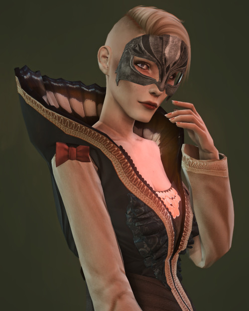 Dragon Age: Inquisition - Grand Duchess Florianne outfitNew mesh Assassin outfit  + Butterfly dress 