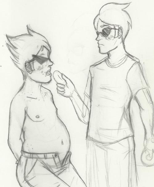 strawberryicebeam:  Okay I’ve realized I can’t color every single one, so I’ve decided to post sketches! Alpha Stridercest for ghostypisser 