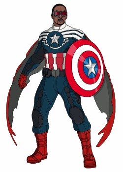 red3blog:  Anthony Mackie as Captain America, Sam Wilson 