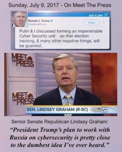 rcmmacgregor:Graham is not one of my favorite people, but he is right on some things; the problem is that he talks a good game and criticizes Trump, but he legislatively supports the Trump agenda. Graham is a lot like his mentor, John Mccain, neither