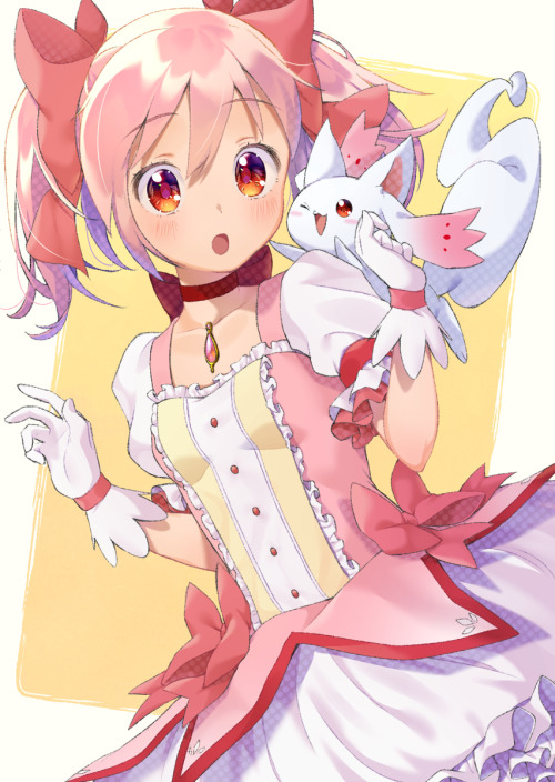 animepopheart:★ 【ゆぴてる】 「まどか」 ☆⊳ puella magi madoka magica✔ republished w/permission⊳ ⊳ follow me on 