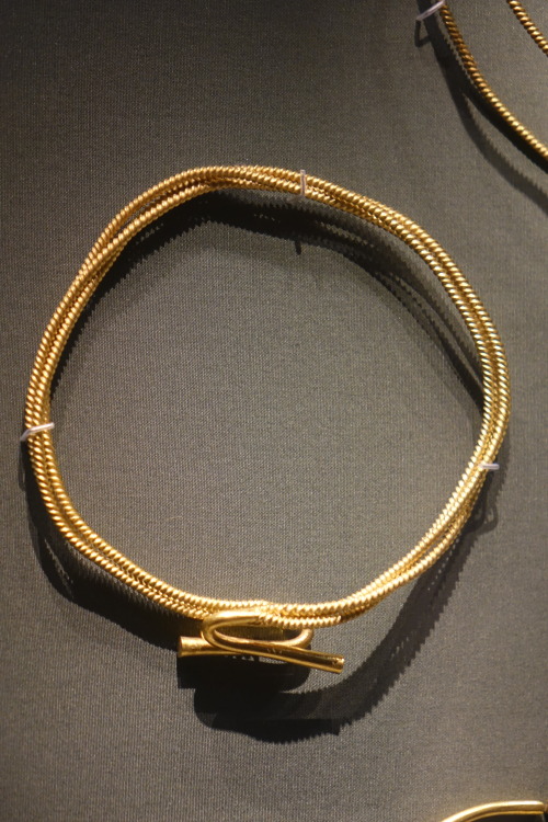 Bronze Age Jewellery and decorative items, various locations, The British Museum, February 2016. Typ
