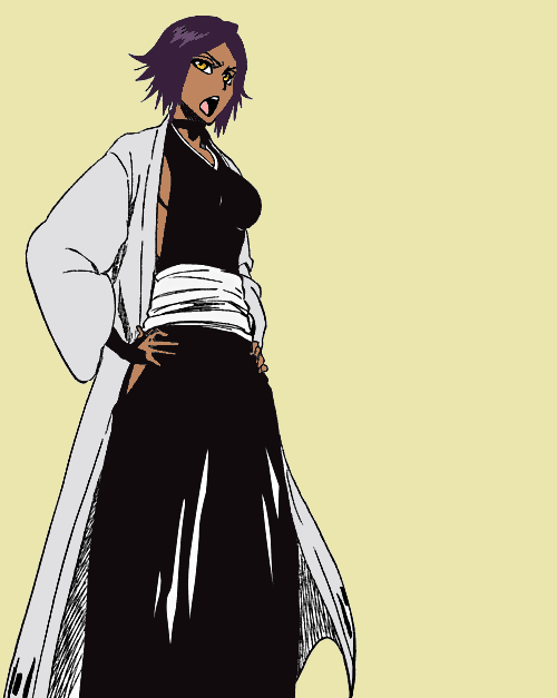 fictionalcharacterfetish-moved: Yoruichi Shihouin | Flash Goddess  original cap: (◕ω◕✿)  original cap by the lovely tokidoki. 