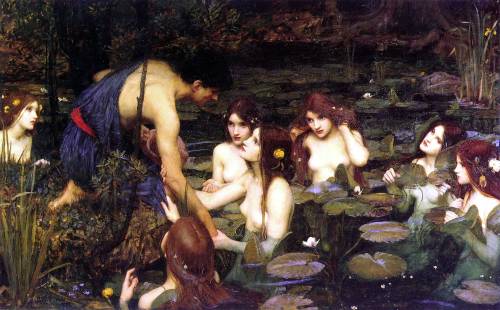 Porn Pics Hylas and the Nymphs, John William Waterhouse,
