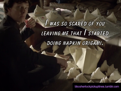 &Amp;Ldquo;I Was So Scared Of You Leaving Me That I Started Doing Napkin Origami.&Amp;Rdquo;