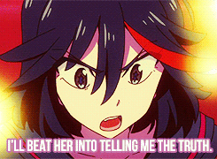 dorapink:  Shit Ryuuko Matoi says  Ryuko-chan you so sexy cute! your words just melt