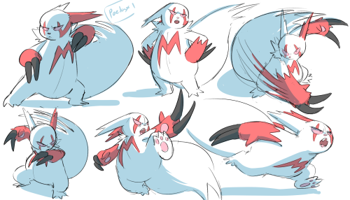 Zangoose Sketches 3