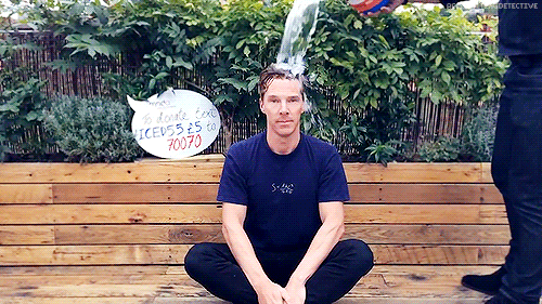 aconsultingdetective:Benedict’s #IceBucketChallenge [p1/?]