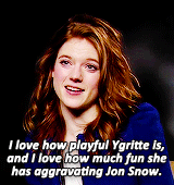 rubyredwisp:  Has anyone ever used the “You know nothing” catchphrase on you?
