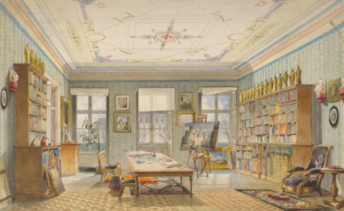 Leo von Klenze, Klenzes workspace, Munich, 1864 © Staatliche Graphische Sammlung München