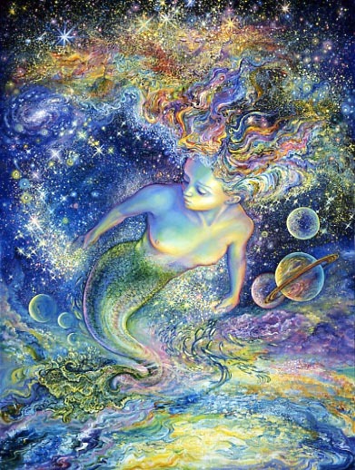 mermaidescapades:  Space Maid by Josephine Wall 