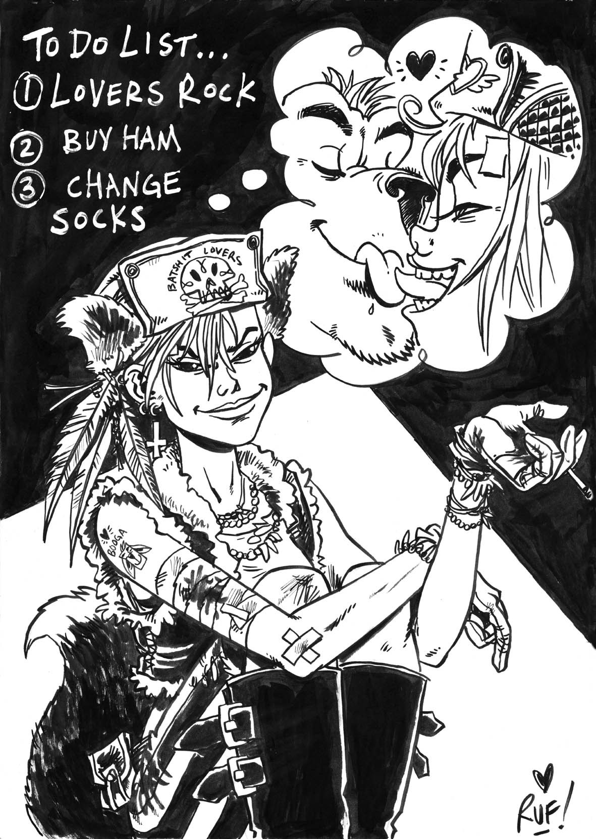 rufusdayglo:  TANK GIRL art for sale at ARTDROIDS  Love ‘n’ Tanks XXX Rufus 