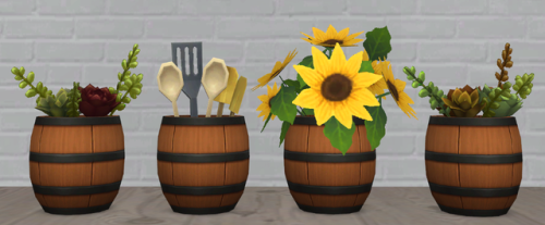 Objects by SimLaughLove &amp; Nolan-Sims from the Cottage Garden PTS pack. Included are the