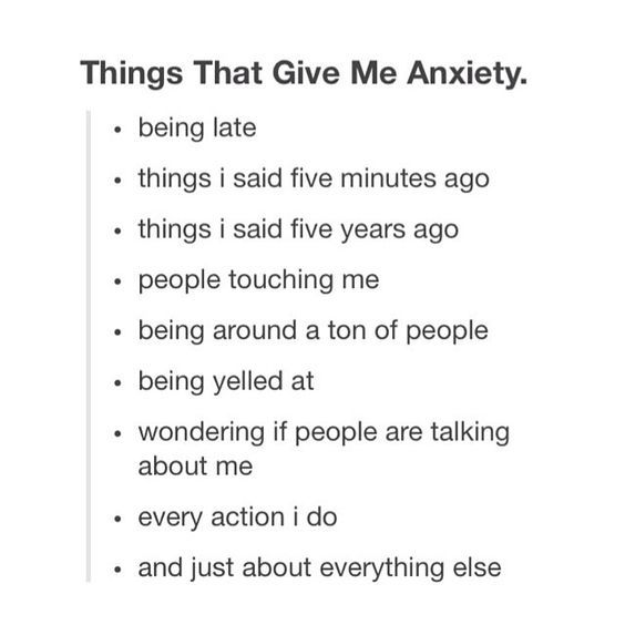 Anxiety — This blog is Dedicated to anyone suffering from...