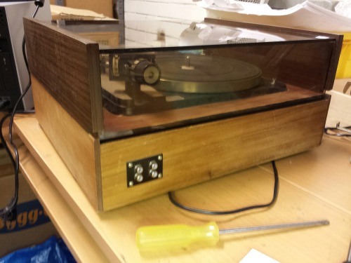 Dual 1009 Turntable, 1963. Just look at that dust cover!