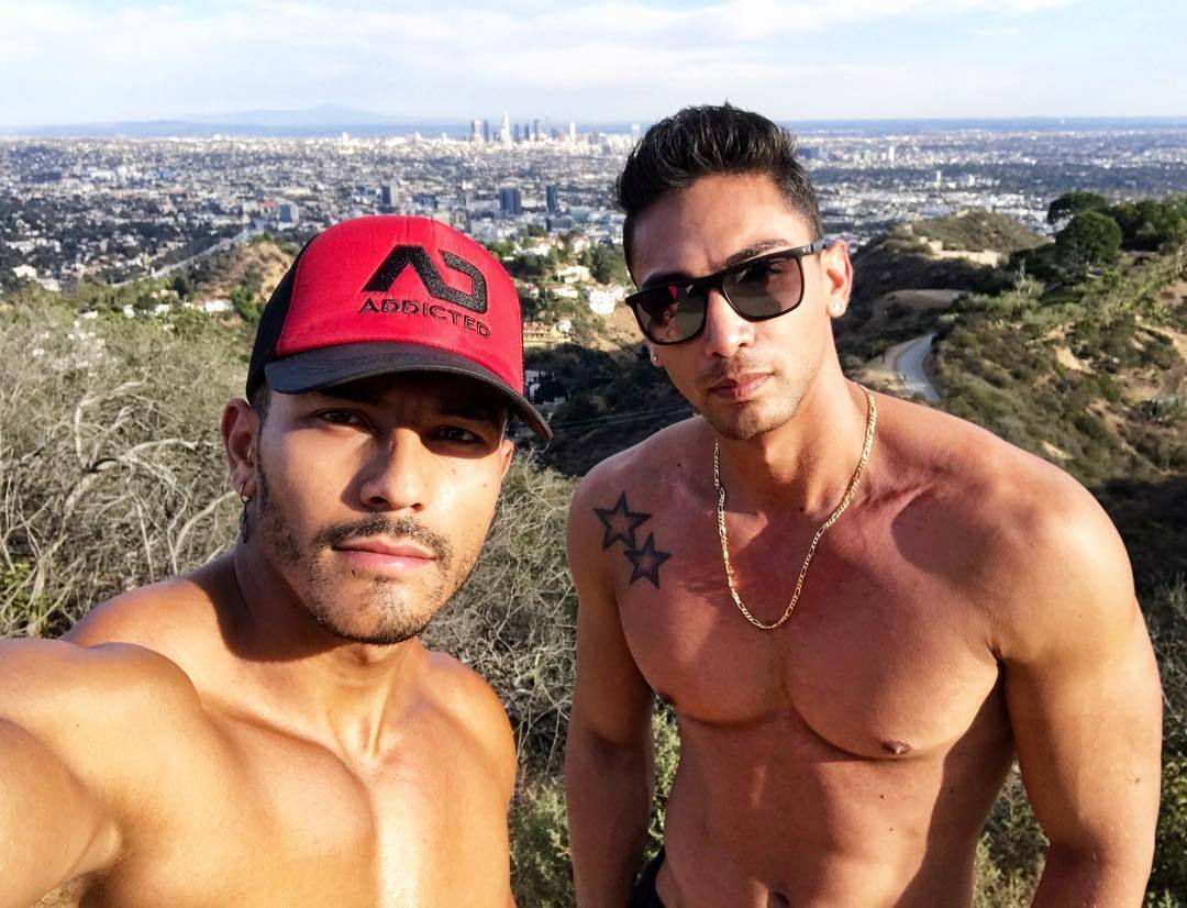 fyeahalexsanchez:  Alex Sanchez &amp; David Rest hiking, Los Angeles, September