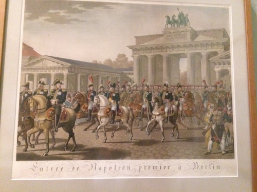 Brandenburg Gate Through The Ages (?) 1. Napoleon Thru The Gate (Deutsches Historisches Museum) 2. Gate