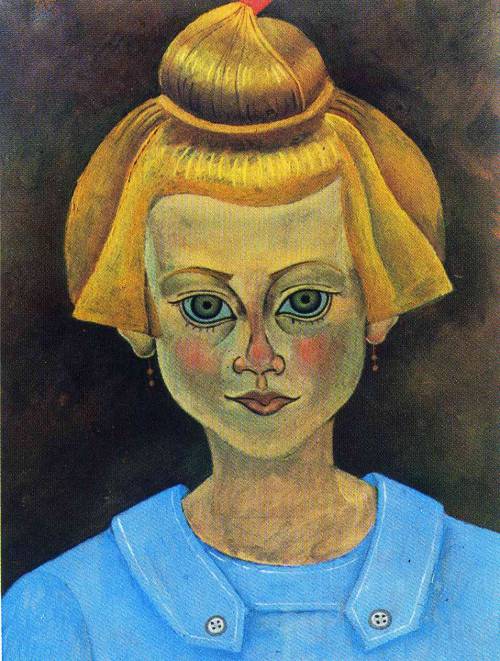 Portrait of a Young Girl, 1915, Joan Miro